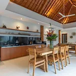 Villa Kamboja Premium Walk To Double Six Beach - Enclosed Living Room With Ac